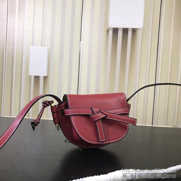 LOEWE羅意威 新品 火爆款 迷你Gate手袋 馬術風格 時尚百搭斜挎包 10182  jdl1151